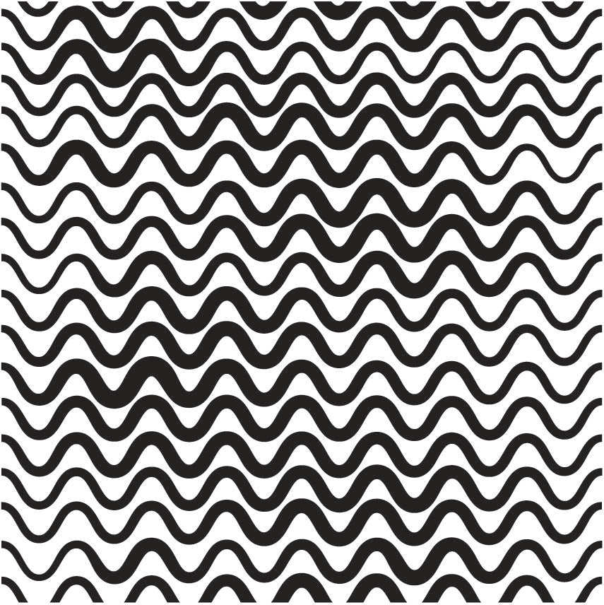 Black Wave Print
