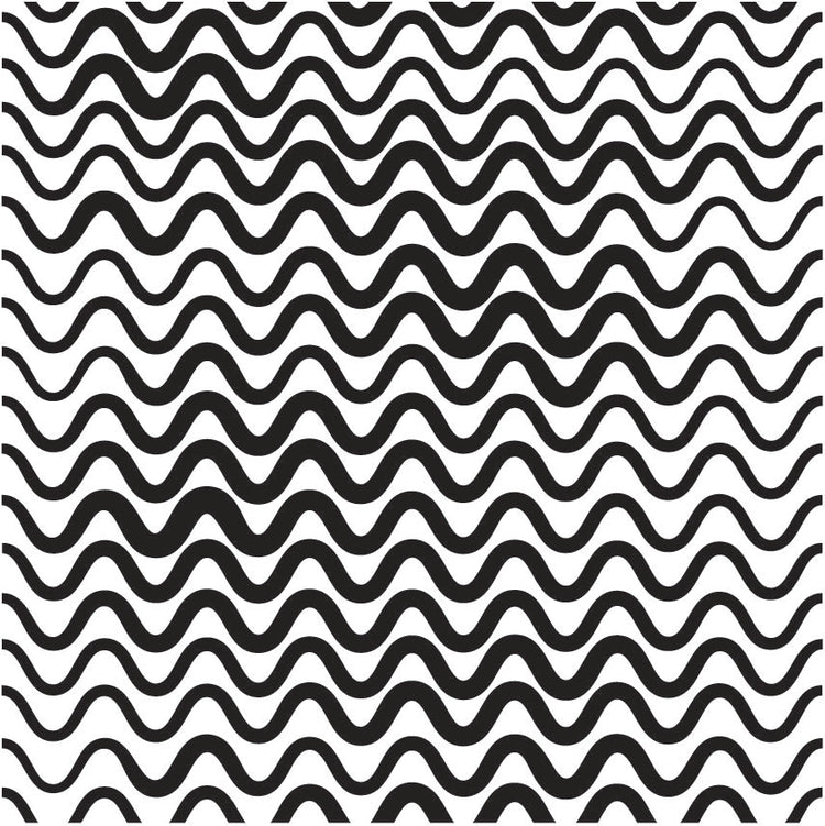Black Wave Print