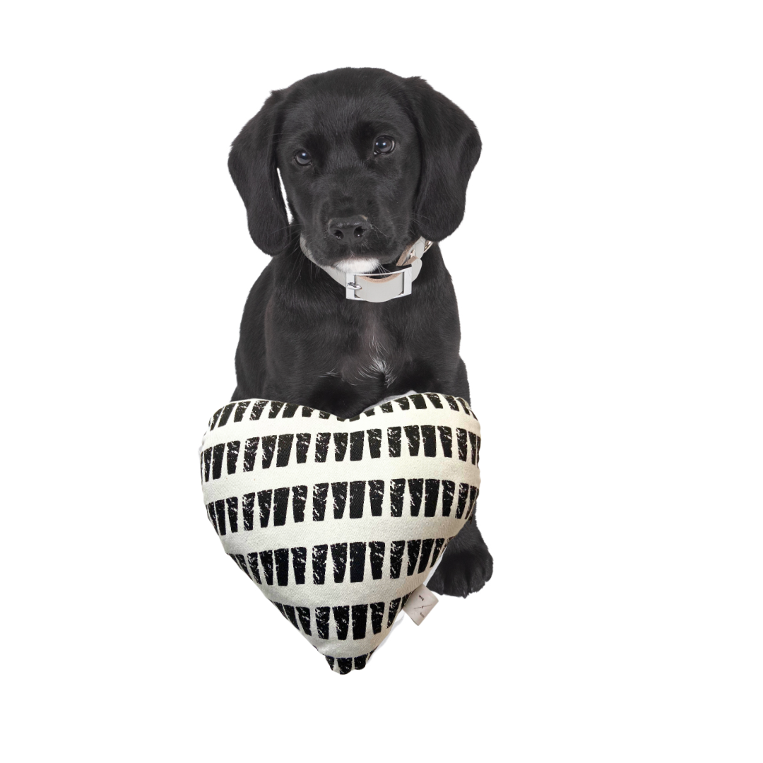Toy - Bone Shape, soft- Black Mosaic Print