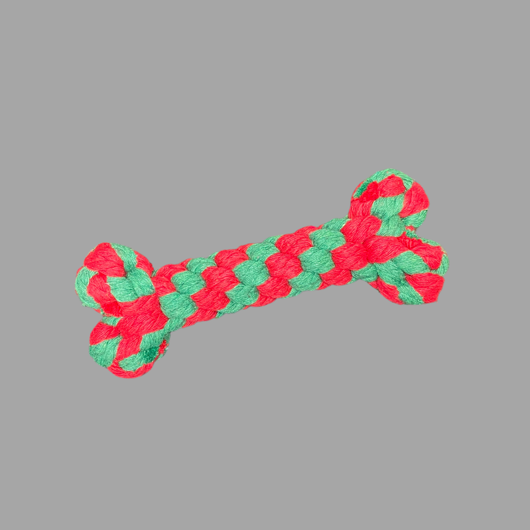 Christmas Bone Rope Toy