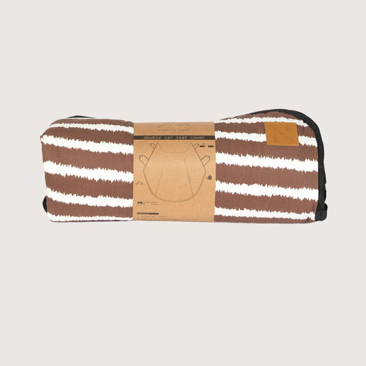 Dog Car Seat Cover - Cocoa Artisan Print