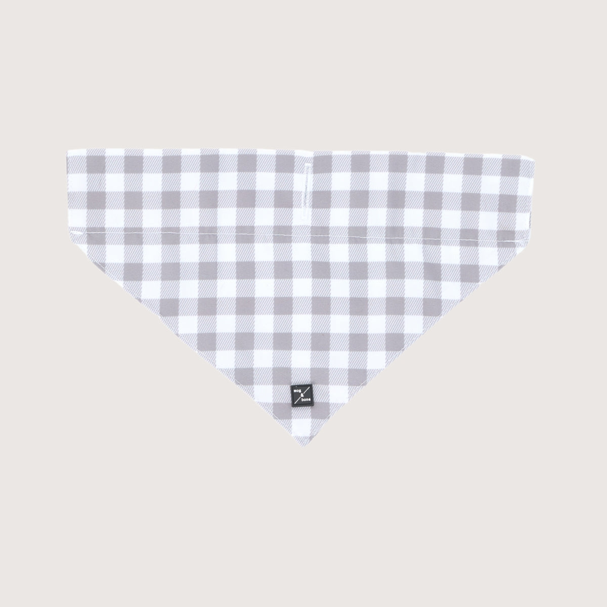 Dog Bandana - Mocha Gingham Print