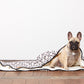 Mog and Bone Designer Dog Fleece Blanket - Shadow Quartz Print