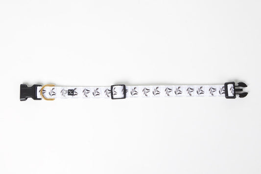 Hemp Dog Collar - Shadow Quartz Print