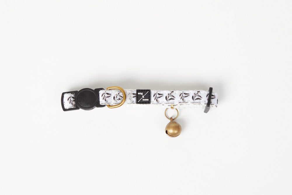 Cat Collar - Hemp - Shadow Quartz Print