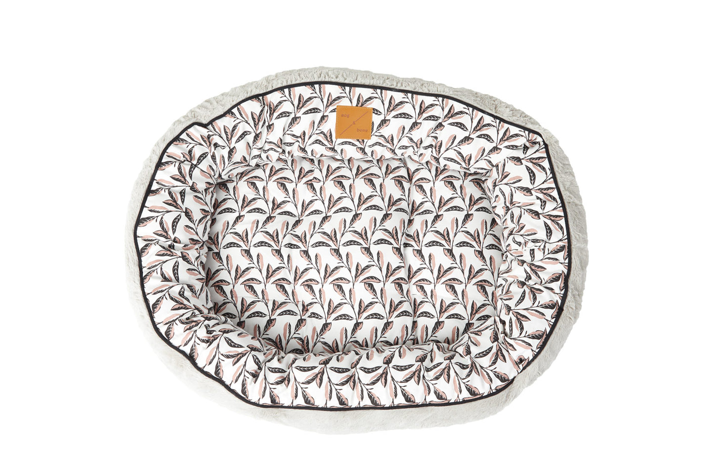 Mog and Bone 4 Seasons Reversible Circular Dog Bed - Shadow Quartz