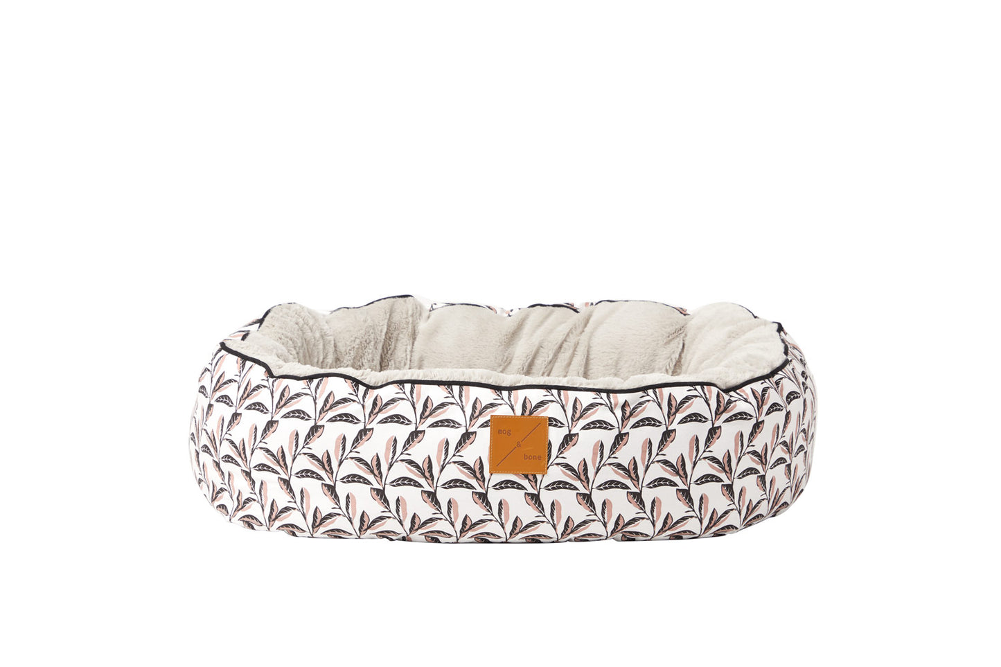 Mog and Bone 4 Seasons Reversible Circular Dog Bed - Shadow Quartz