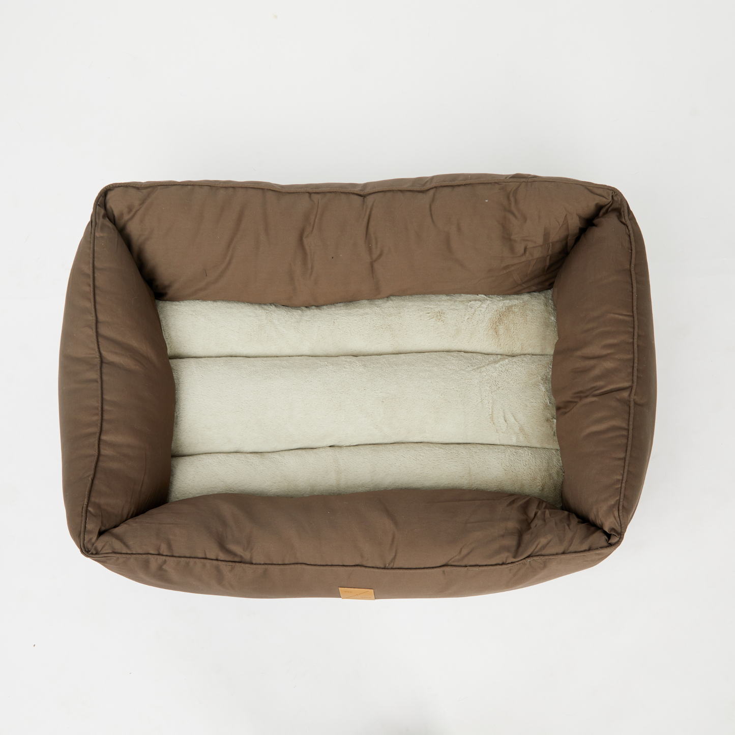 Bolster Dog Bed- Mocha