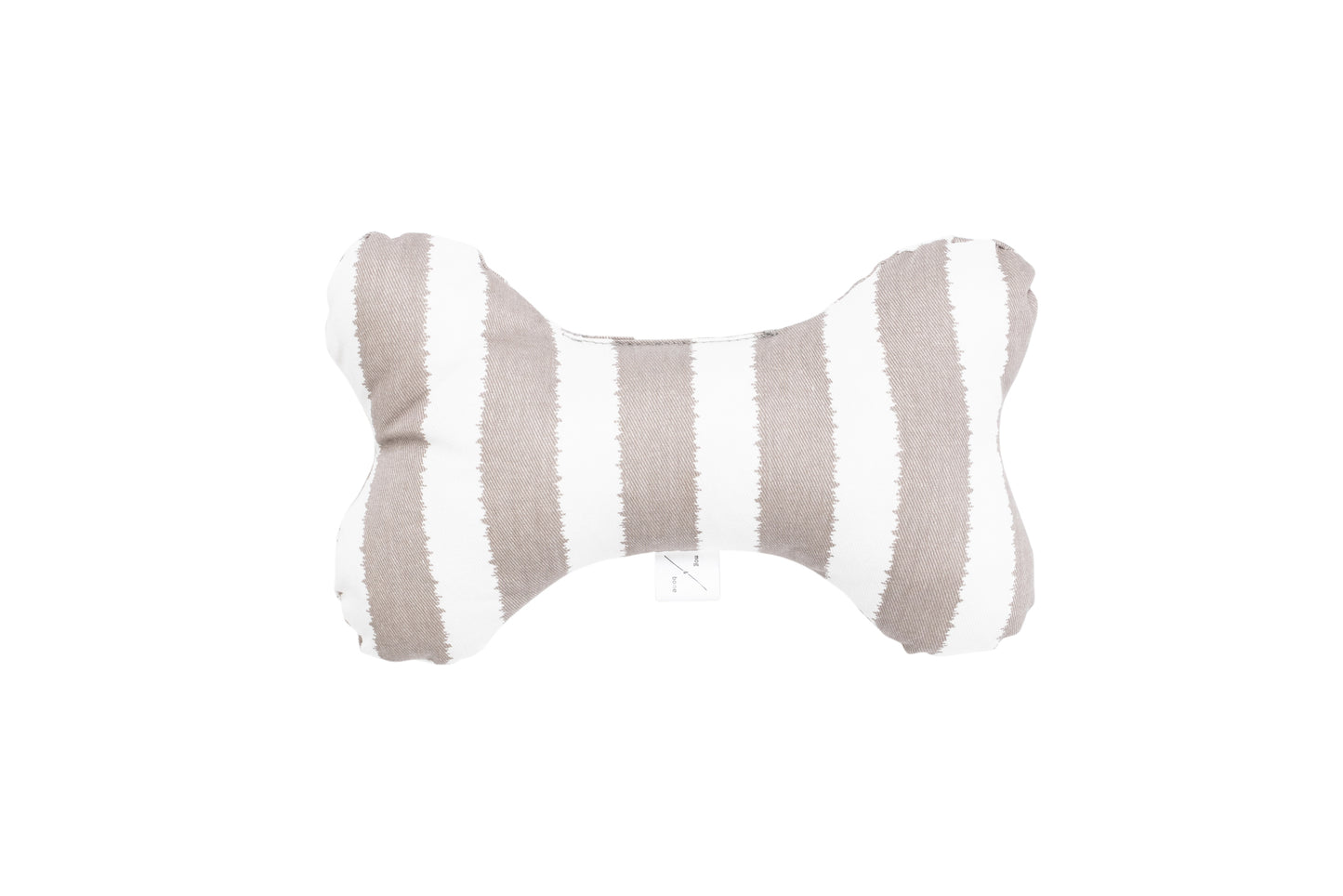Toy - Bone Shape, soft - Latte Hamptons Stripe