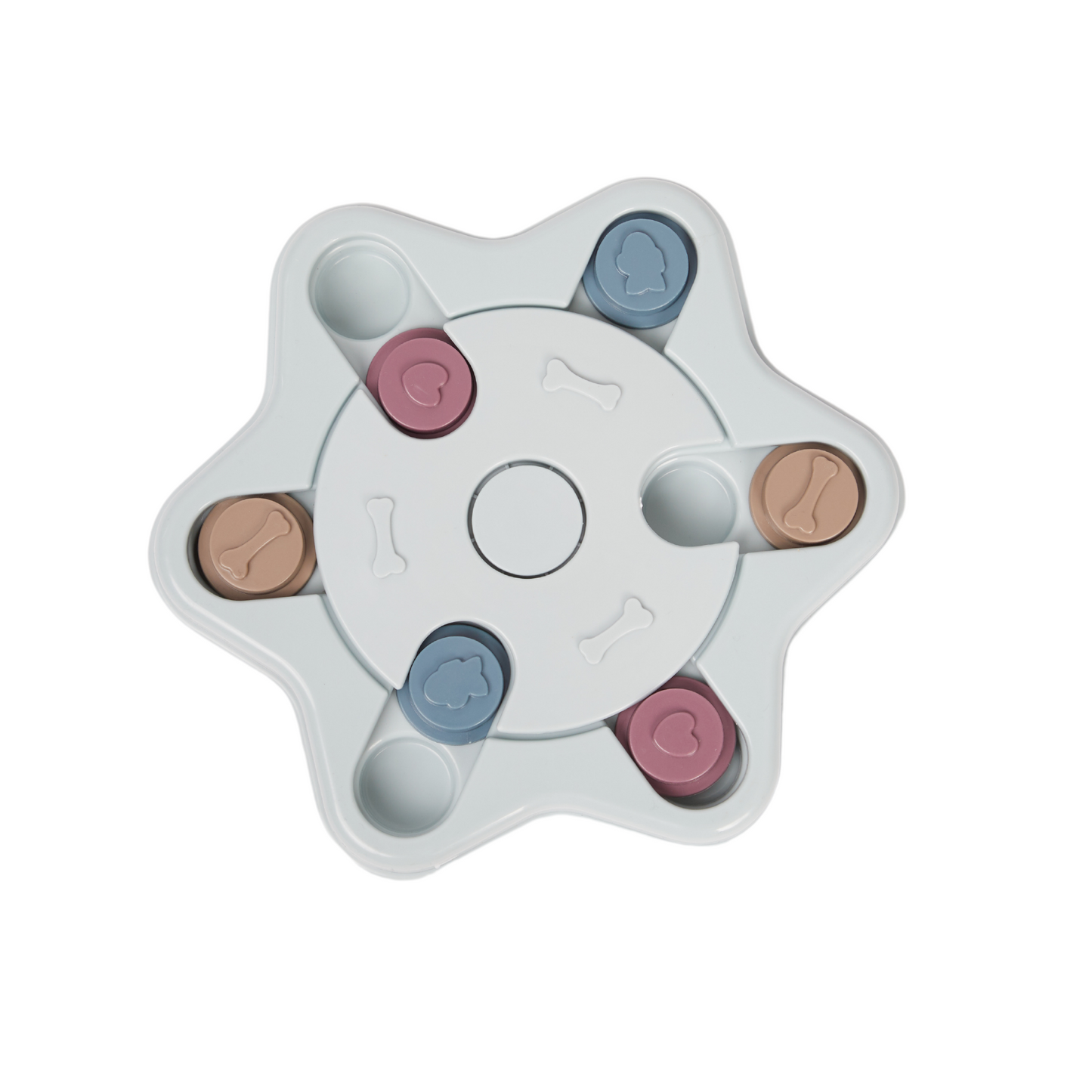 Slow Feeder Puzzle Dog Toy - Hexagon