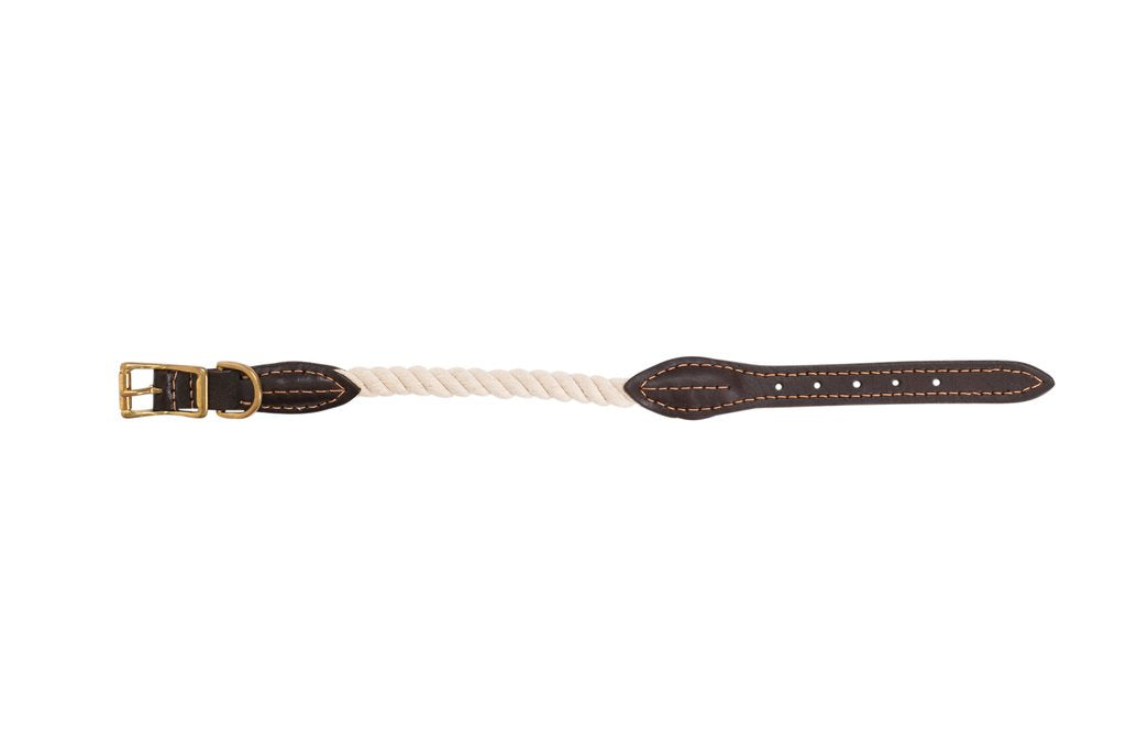 Rope Dog Collar - Natural