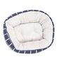 Cat Bed  - Reversible - Navy Check