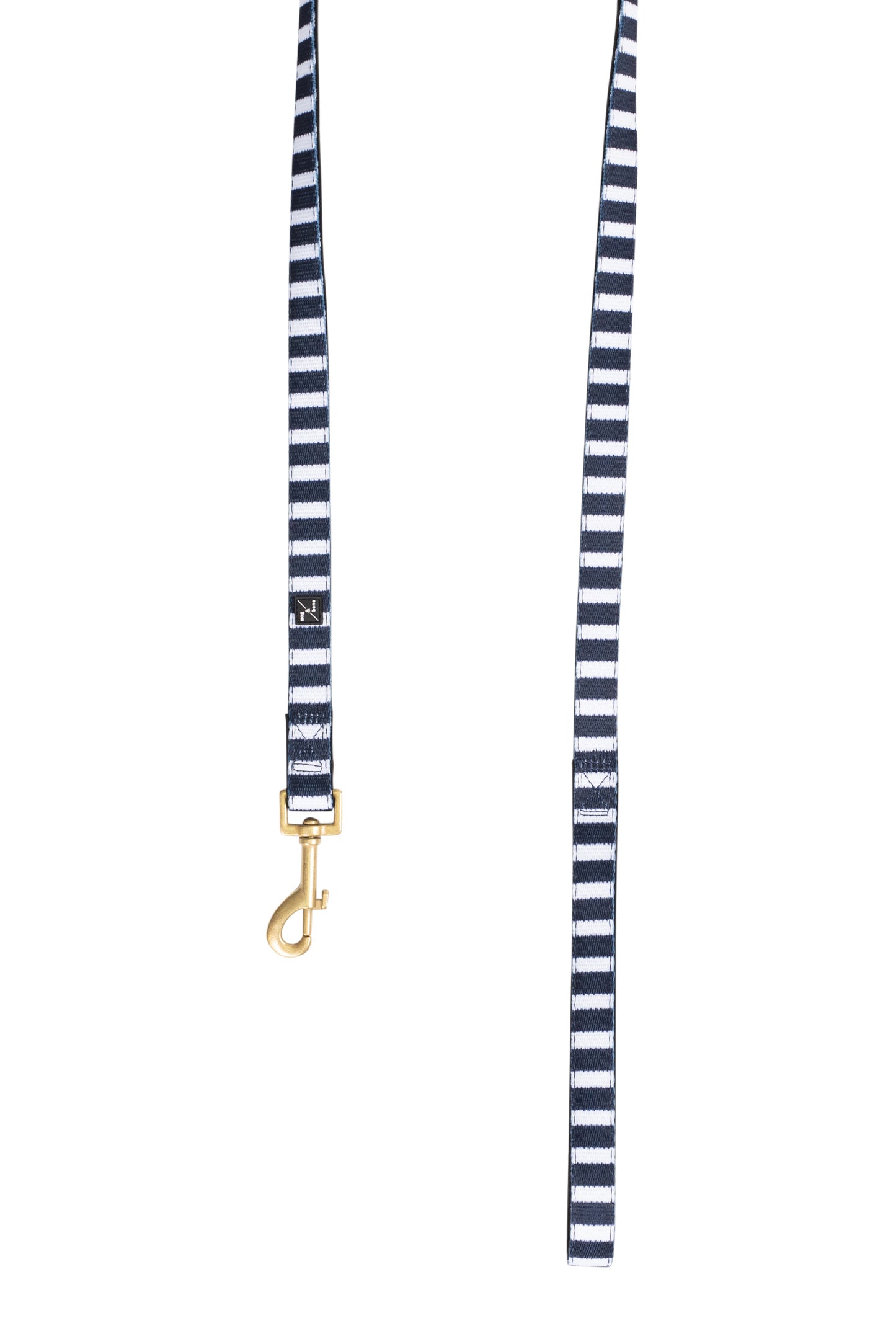 Neoprene Dog Lead - Navy Hamptons Stripe