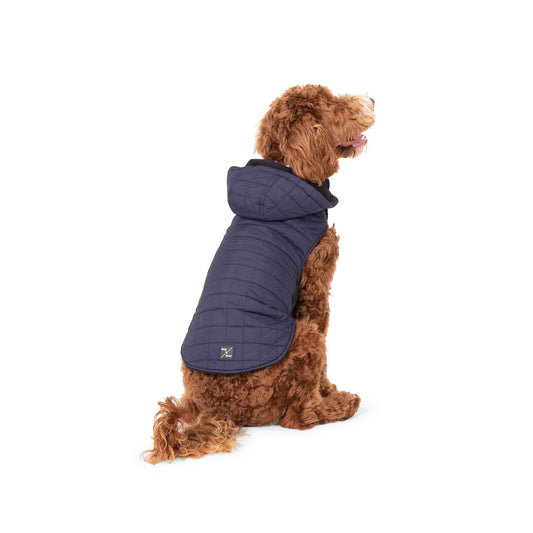 Dog Puffer Jacket - Navy