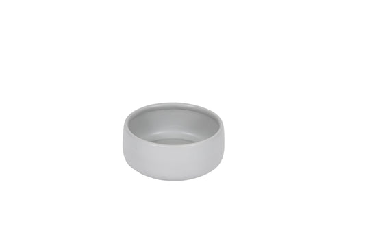 Mog and Bone Designer Handmade Ceramic Dog Bowl - Cool Grey 800ml
