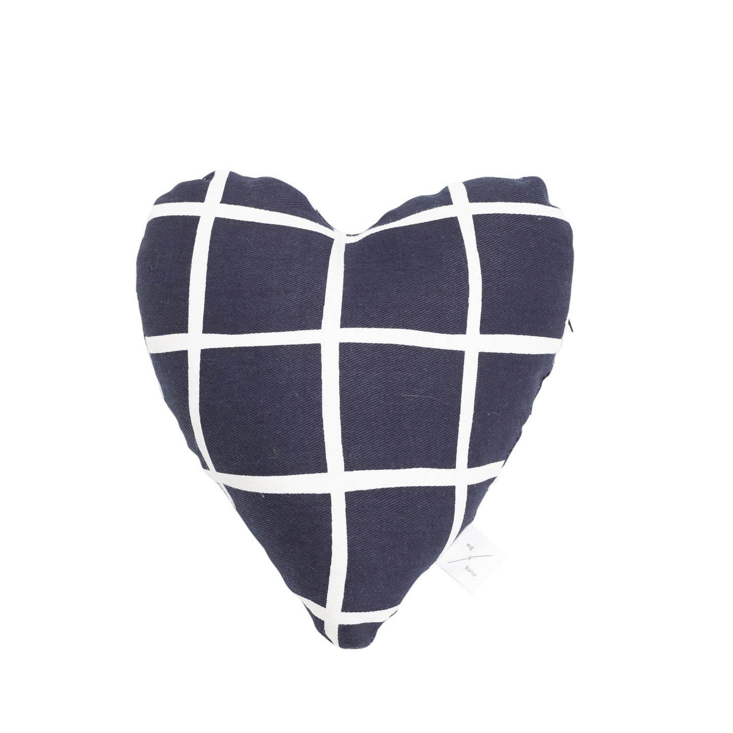 Toy - Heart Shape, soft - Navy Check