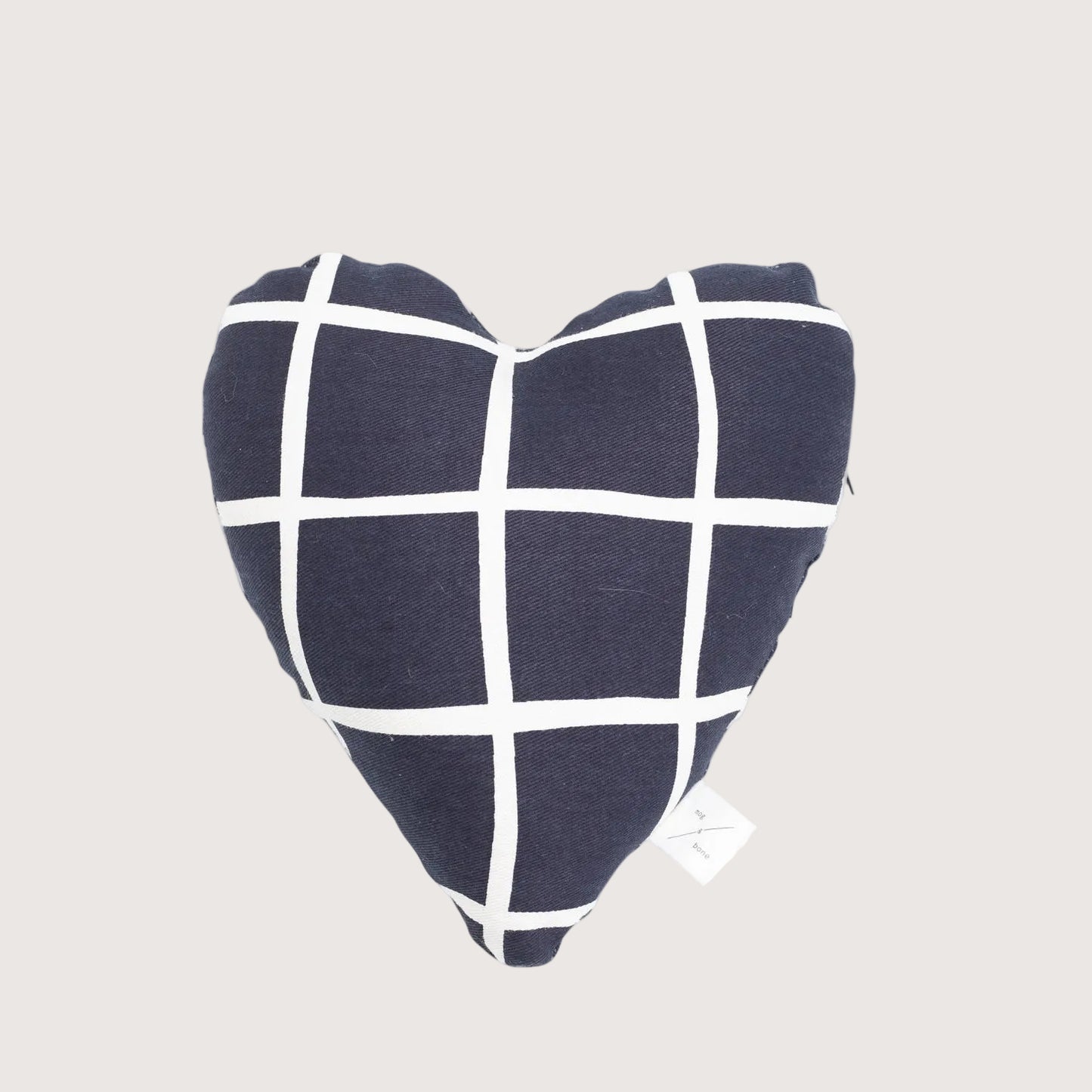 Toy - Heart Shape, soft - Navy Check