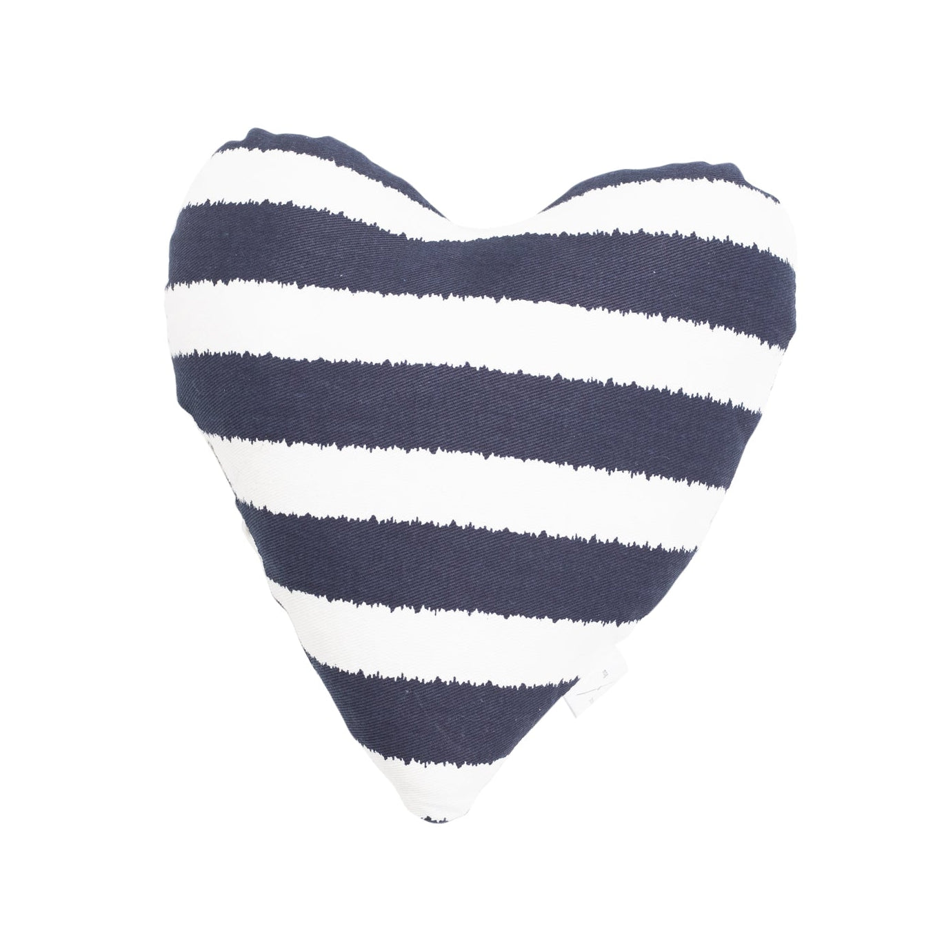 Toy - Heart Shape, soft - Navy Hamptons Stripe