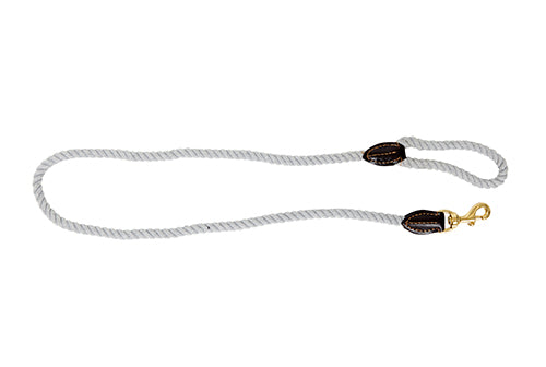 Mog and Bone Classic Rope Dog Lead (1.2m) - Grey