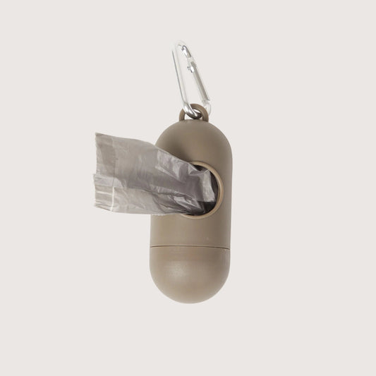 Mog and Bone Designer Dog Waste Bag Dispenser - Mocca