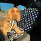 Dog Car Seat Cover - Navy Cross