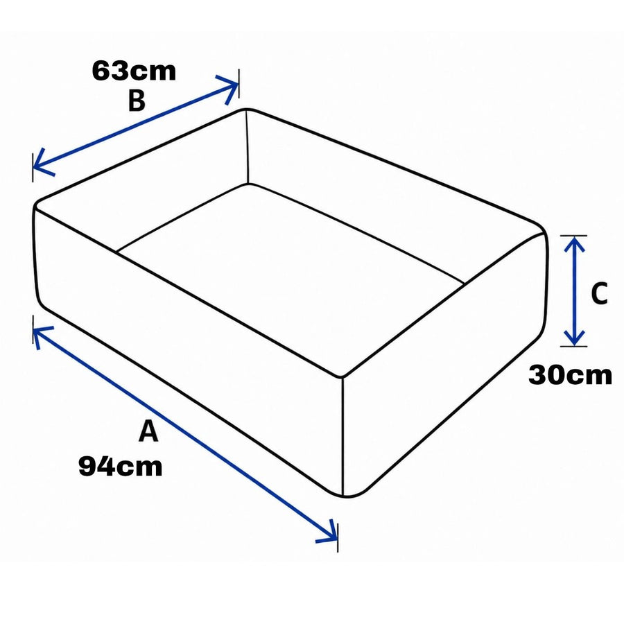 Large bed dimensions