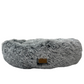 Anti-anxiety Soothing Circular Dog Bed - Soft Gray