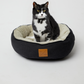 Cat Bed - Reversible - Black Denim