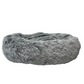 Anti-anxiety Soothing Circular Dog Bed - Soft Gray