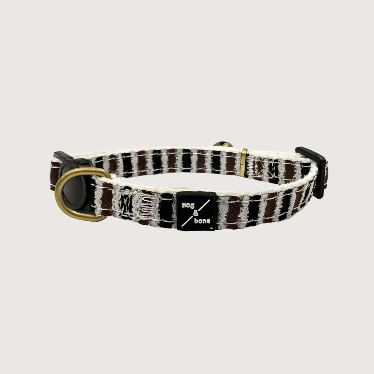 Cat Collar - Hemp - Black Cocoa Artisan Print