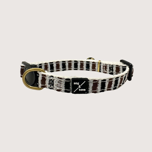 Cat Collar - Hemp - Black Cocoa Artisan Print