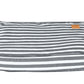 Cushion Bed COVER - Charcoal Hampton Stripe