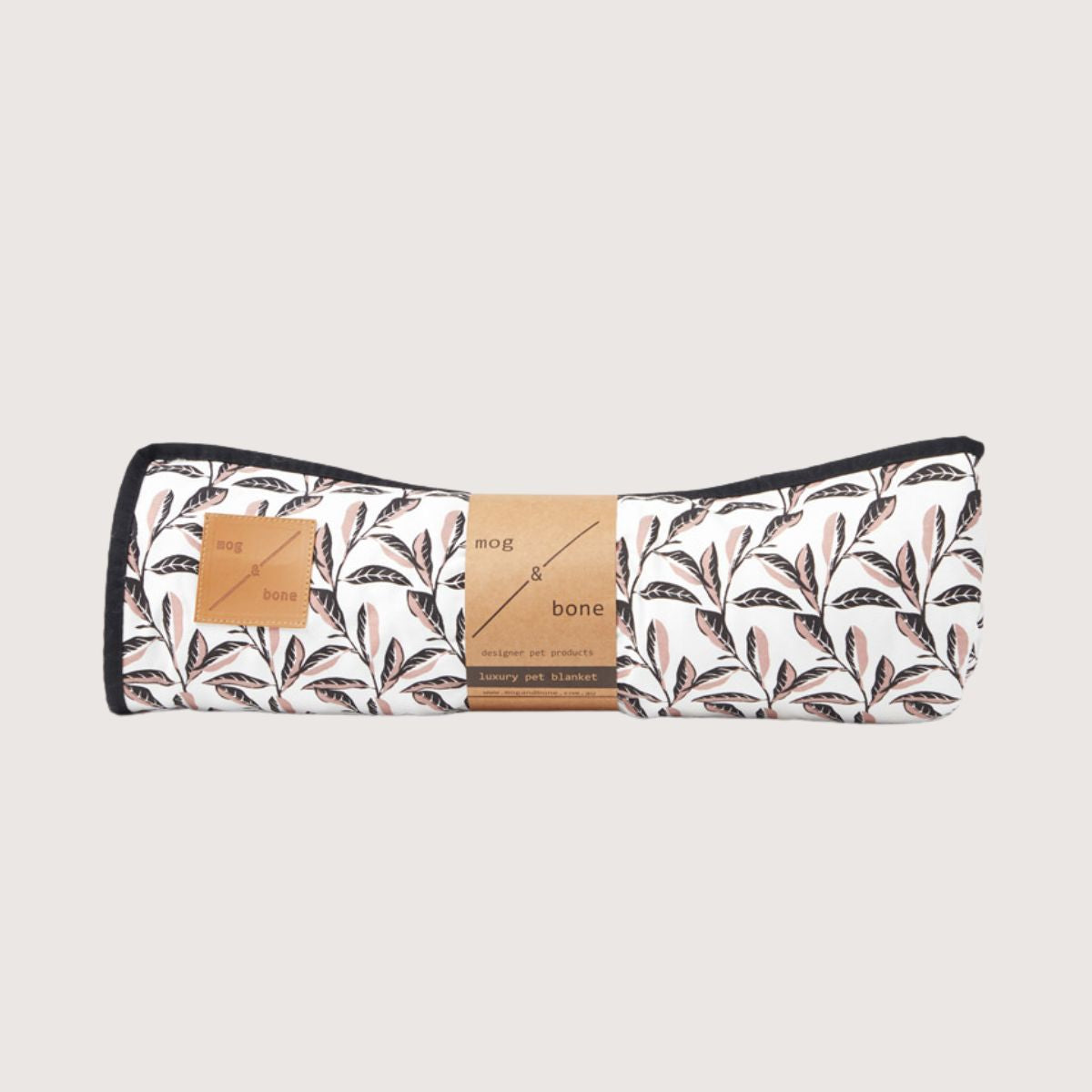 Mog and Bone Designer Dog Fleece Blanket - Shadow Quartz Print
