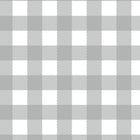 Grey Gingham Print