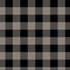 Mocha/ Black Gingham Print