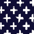 Navy Cross Print
