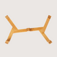Bamboo Dog Bowls - Double with Stand - Natural