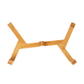 Bamboo Dog Bowls - Double with Stand - Black