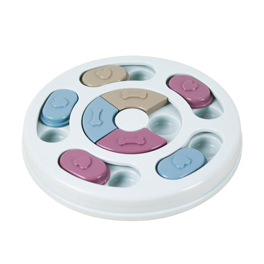 Slow Feeder Puzzle Dog Toy - Circle