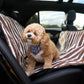 Dog Car Seat Cover - Cocoa Artisan Print