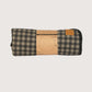 Dog Car Seat Cover - Mocha/ Black Gingham Print
