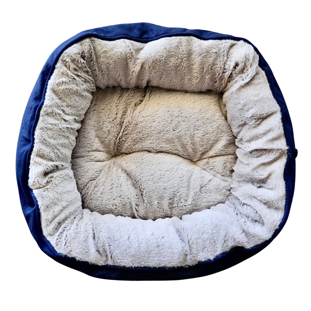 Cat Bed - Reversible - Navy