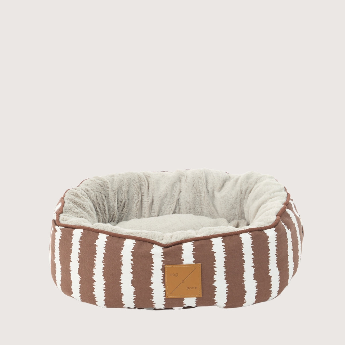 Cat Bed - Reversible - Cocoa Artisan Print