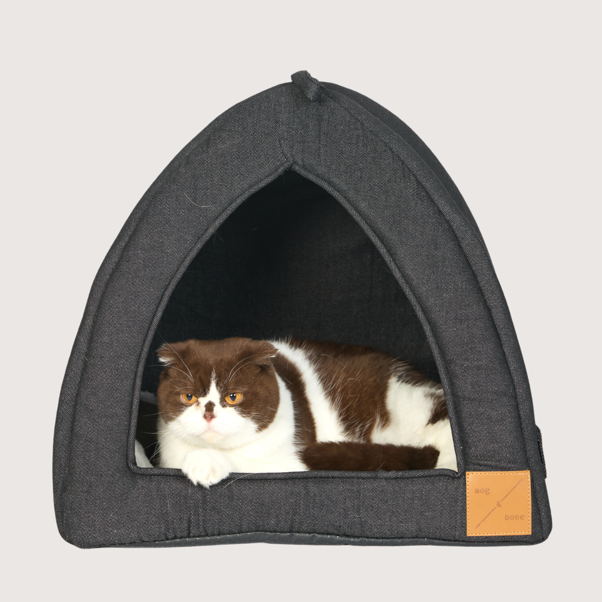 Cat Igloo - Black Denim