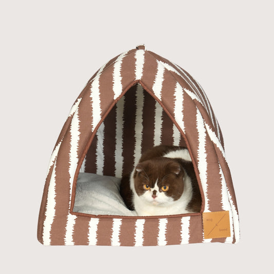 Cat Igloo - Cocoa Artisan Print