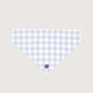 Dog Bandana - Grey Gingham Print
