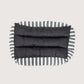 Mog & Bone Pet Products Bolster Dog Bed - Charcoal Hampton Stripe