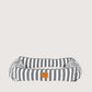 Mog & Bone Pet Products Bolster Dog Bed - Charcoal Hampton Stripe