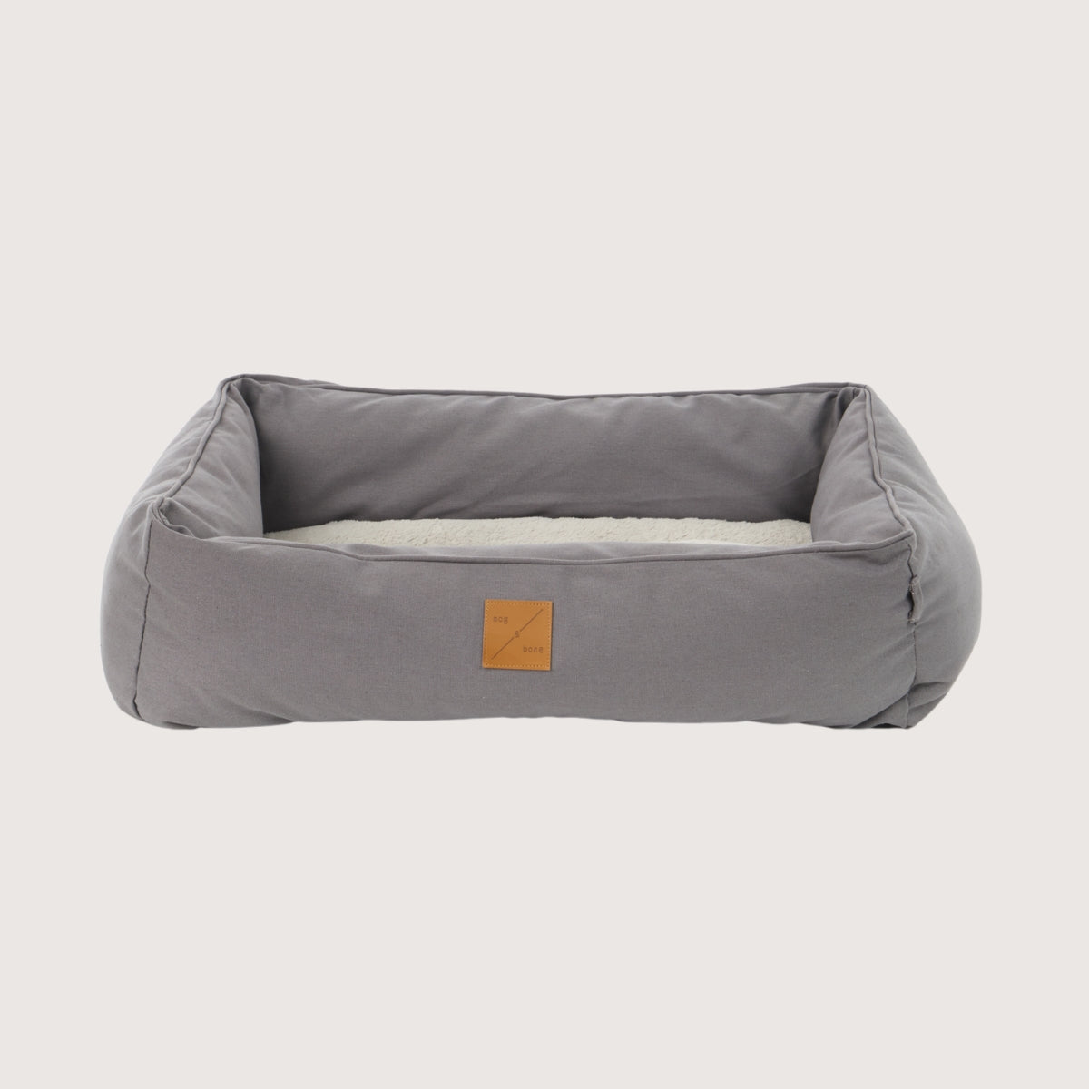 Bolster Dog Bed - Mocha