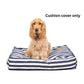 Cushion Bed COVER - Navy Hampton Stripe